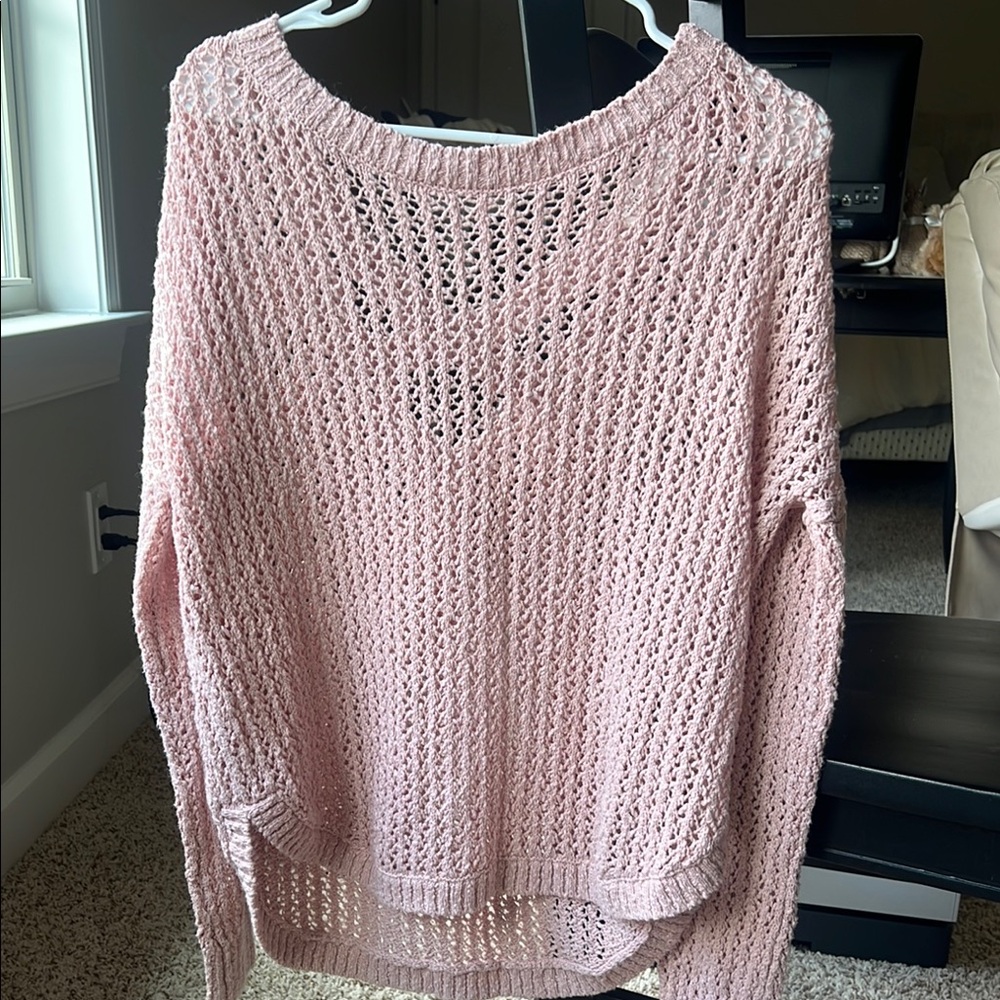 Hollister Pink Knit Women's Sweater